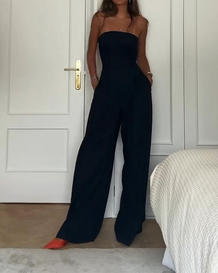 Luna™ | Elegant Off-Shoulder Jumpsuit