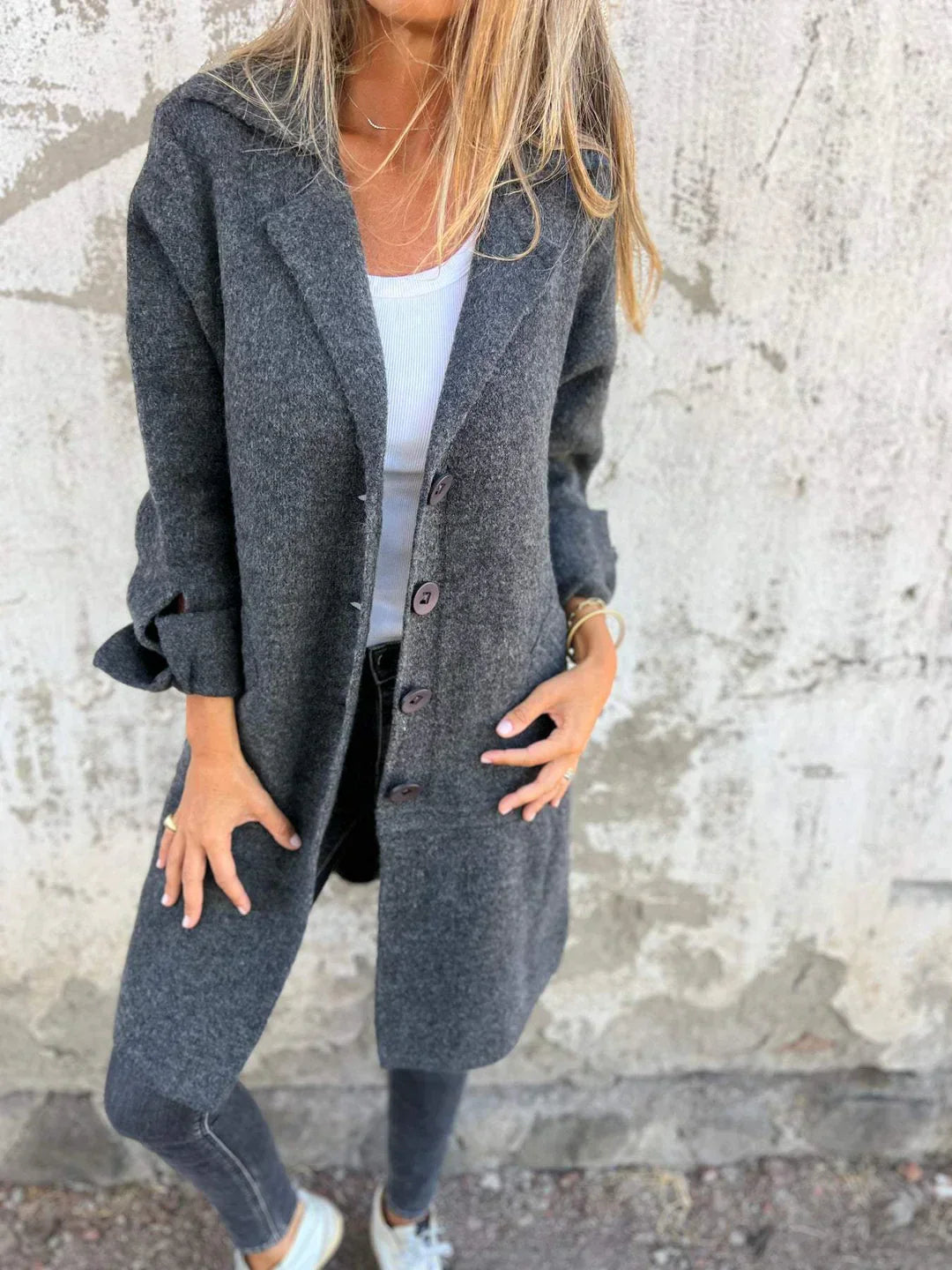 Ariana™ - Single-Breasted Wool Blazer