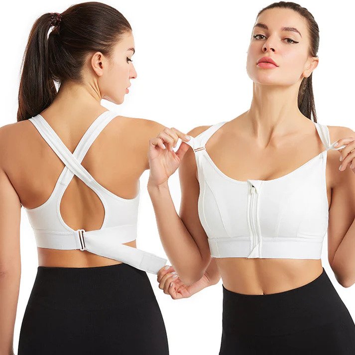 Lieke™ EmpowerBodyFit Front-Zip Sports Bra